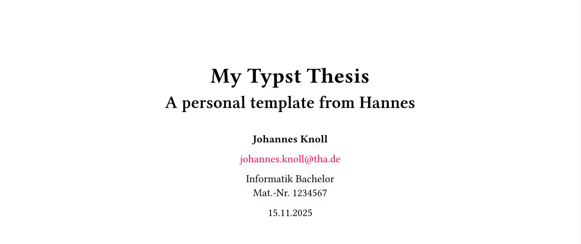 Erstellen und Veröffentlichen einer Typst-Vorlage